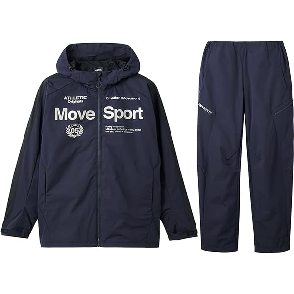 Amazon.co.jp: [ムーブスポーツ] ウインドブレーカー メンズ 上下